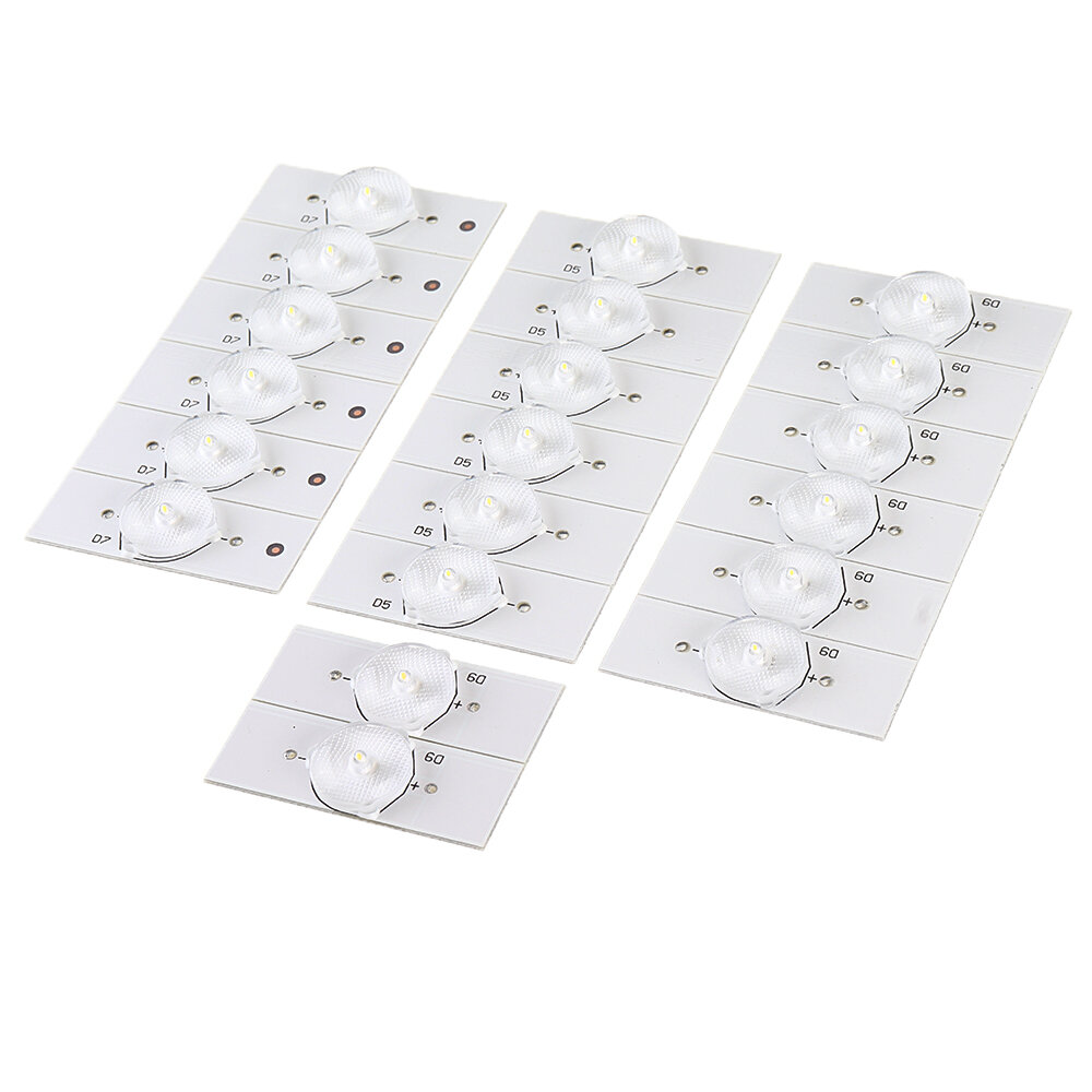 

20pcs 3V SMD Lamp Beads with Optical Lens Fliter for 32-65 inch LED TV Repair