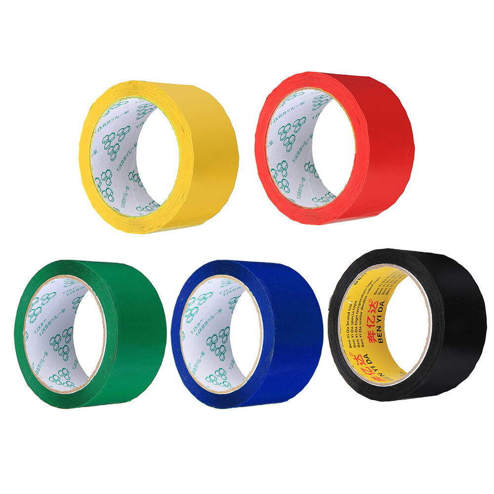 47mmx60m Red Blue Green Yellow Black Color Adhesive Tape for RC Airplane Painting