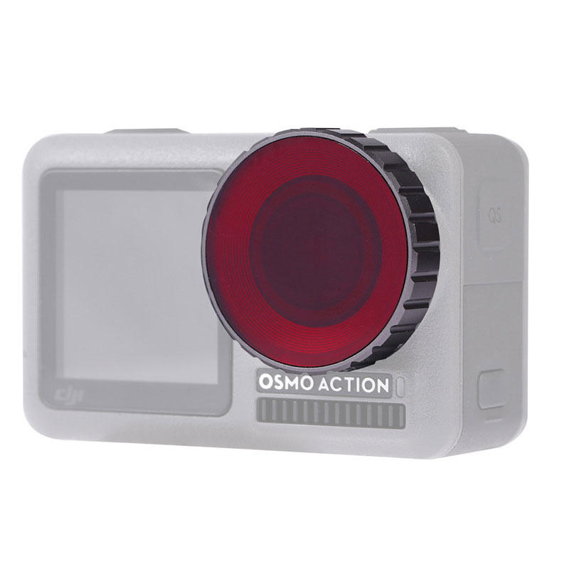 

PULUZ PU336R Red Diving Color Correction Объектив Фильтр для DJI OSMO Экшн Спорт камера