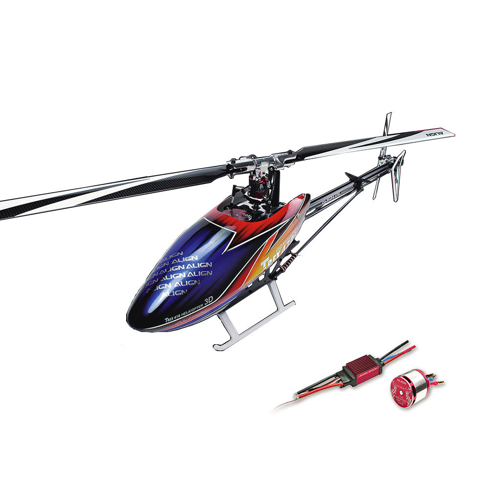 

ALIGN T-REX 470LM E06 Dominator 6CH 3D Flying Ремень Привод RC Вертолет Металл Набор С 1800 кВ Мотор 50A ESC