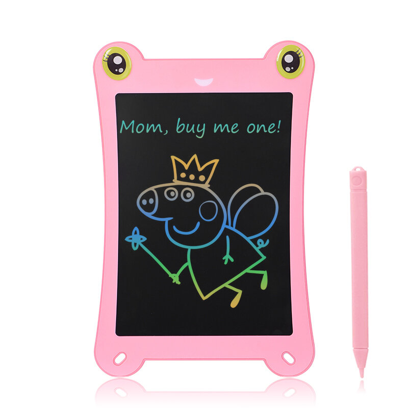 

NEWYES 8.5 inch Frog Colors screen LCD Writing Tablet Drawing Handwriting Pad Message Board Kids Writing Board Education