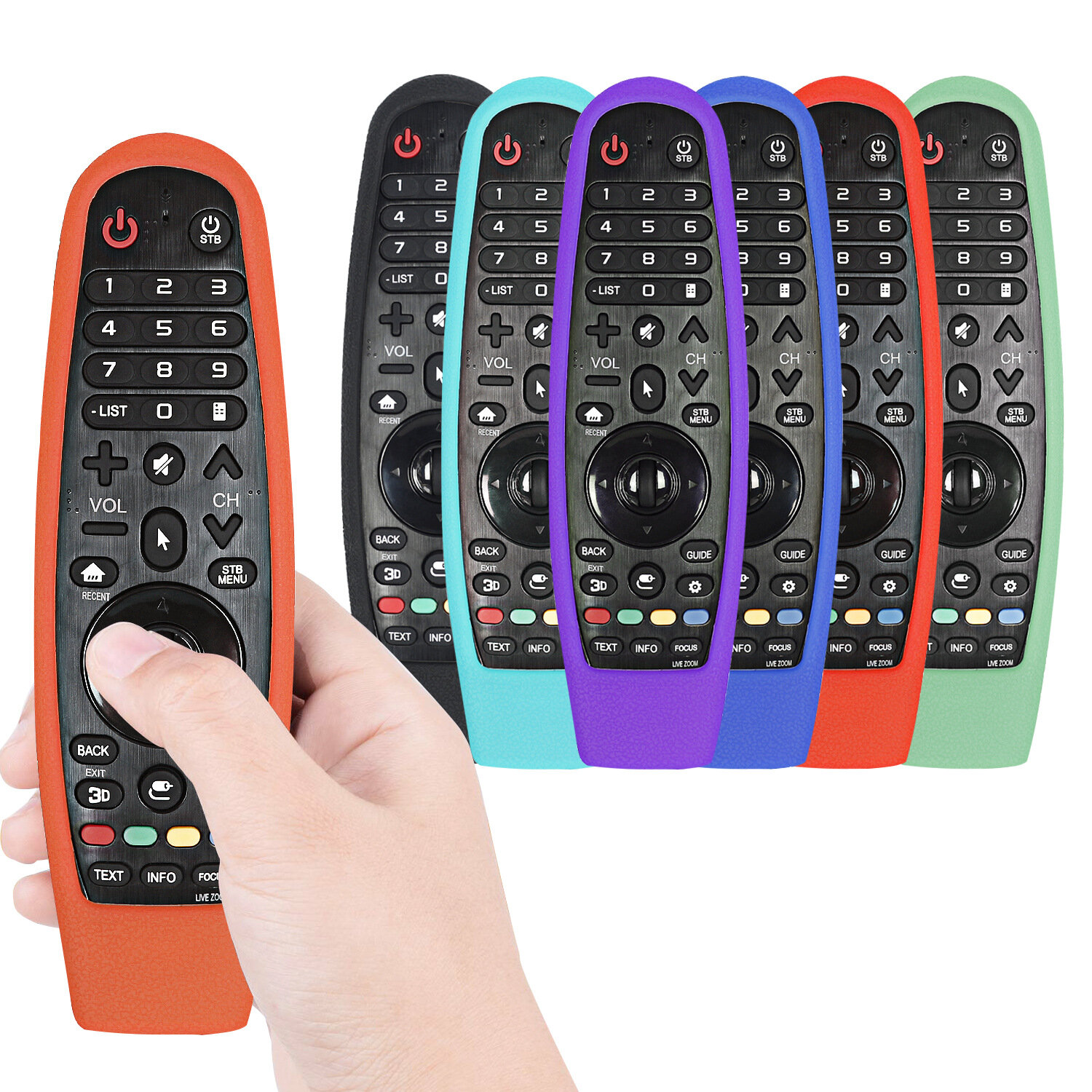 TV Remote Control Protective Silicone for LG AN-MR600 AN-MR650 Shockproof Washable