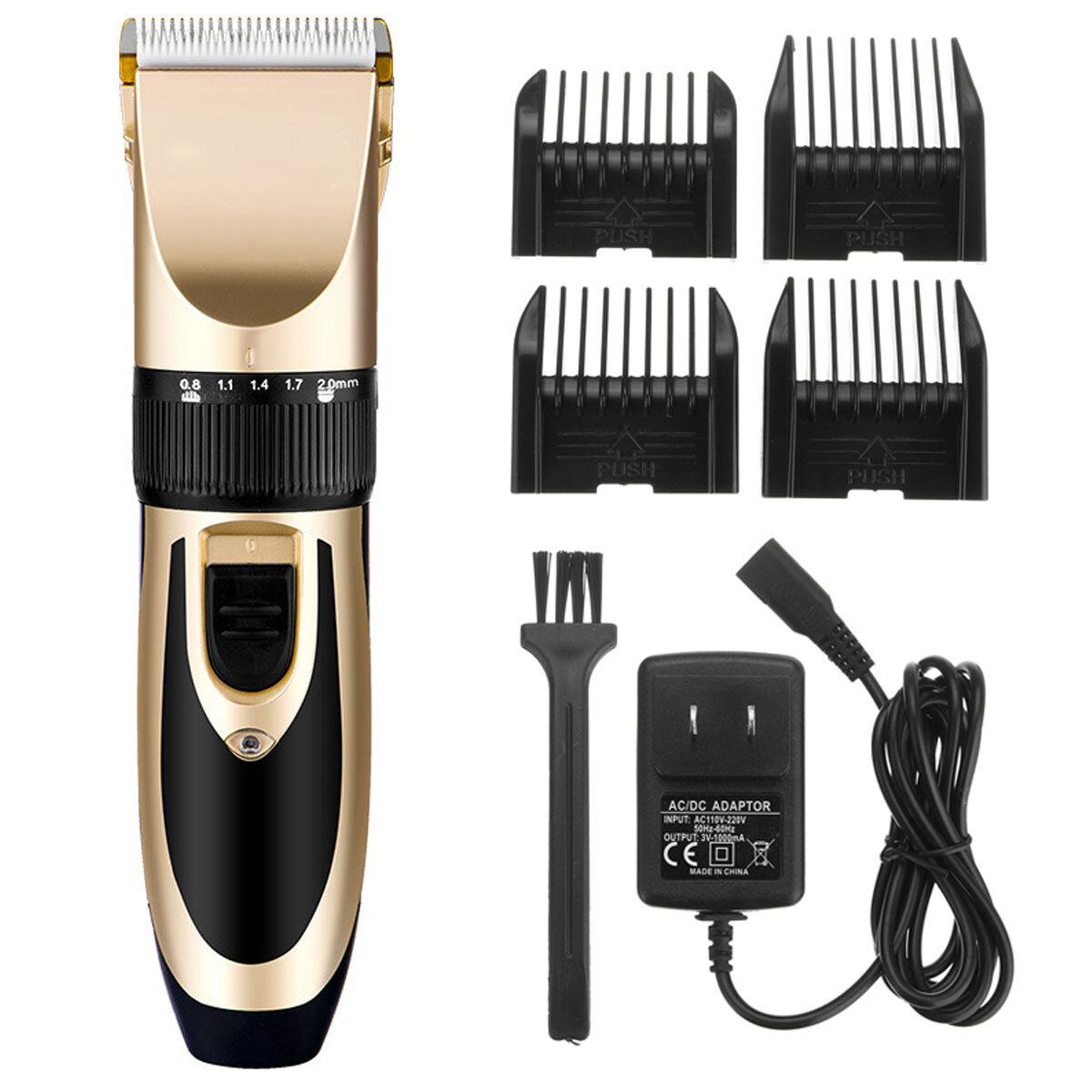 Y.F.M® Rechargeable Men Electric Hair Clipper Trimmer Beard Shaver 110-240V Haircut Ceramic...