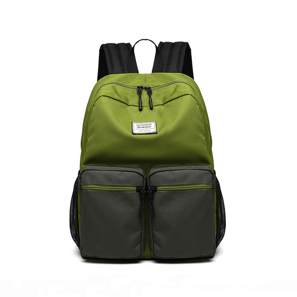 Men's High-Capacity Nylon Waterproof Leisure Backpack Travel Bag Sports Fitness Fashion Schoolbags 
