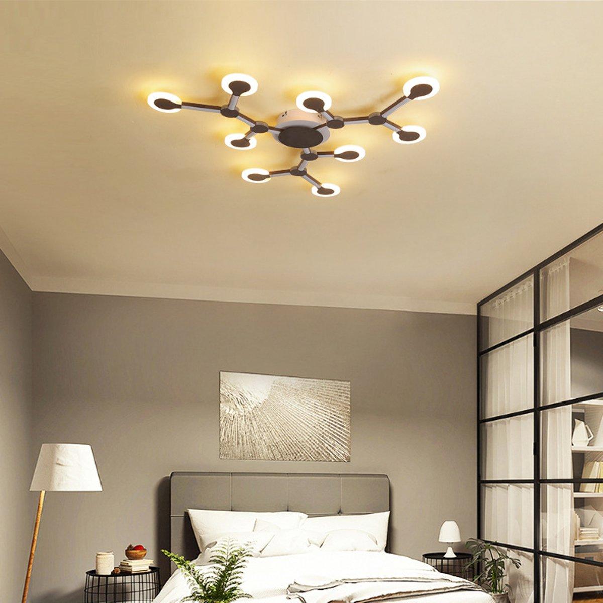 9 heads acrylic led ceiling light pendant lamp hallway bedroom dimmable