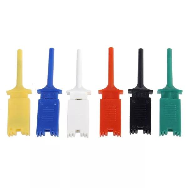 5Pcs DANIU 6 Colors Small Test Hook Clip Grabber Single Probe