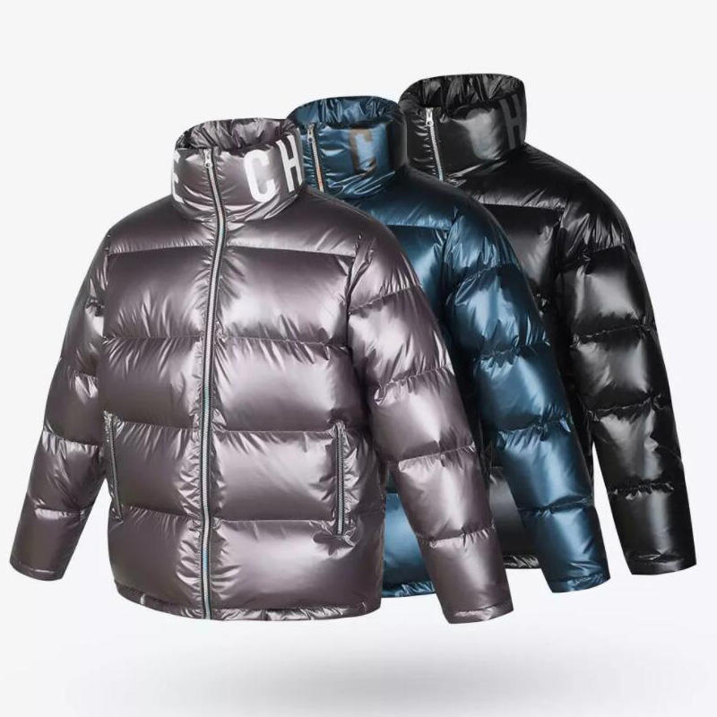 ULEEMARK Pearlescent Down Jacket 90% Duck Down Waterproof Outdoor Leisure Winter Warm Coats