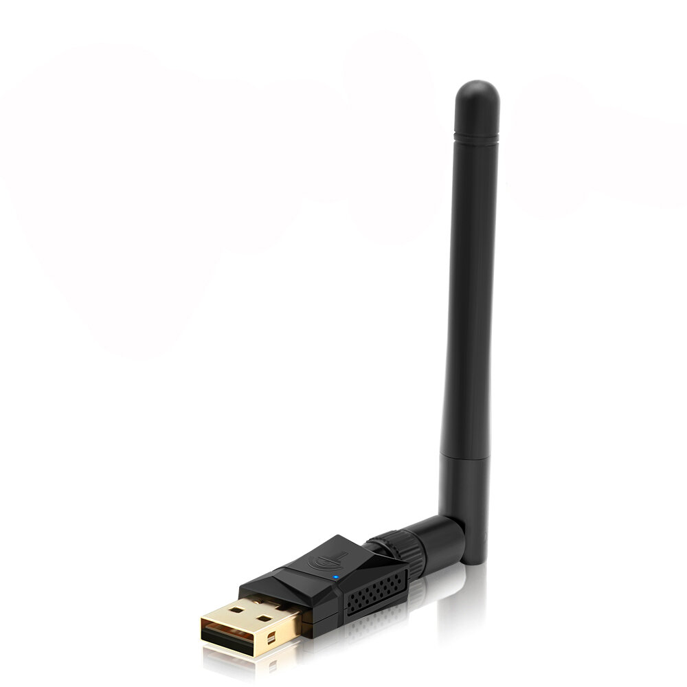 ROCKETEK 600 Mbps Dual Band 2.4G 5G Draadloze USB Wifi-adapter Antenne Netwerkadapter LAN-kaart