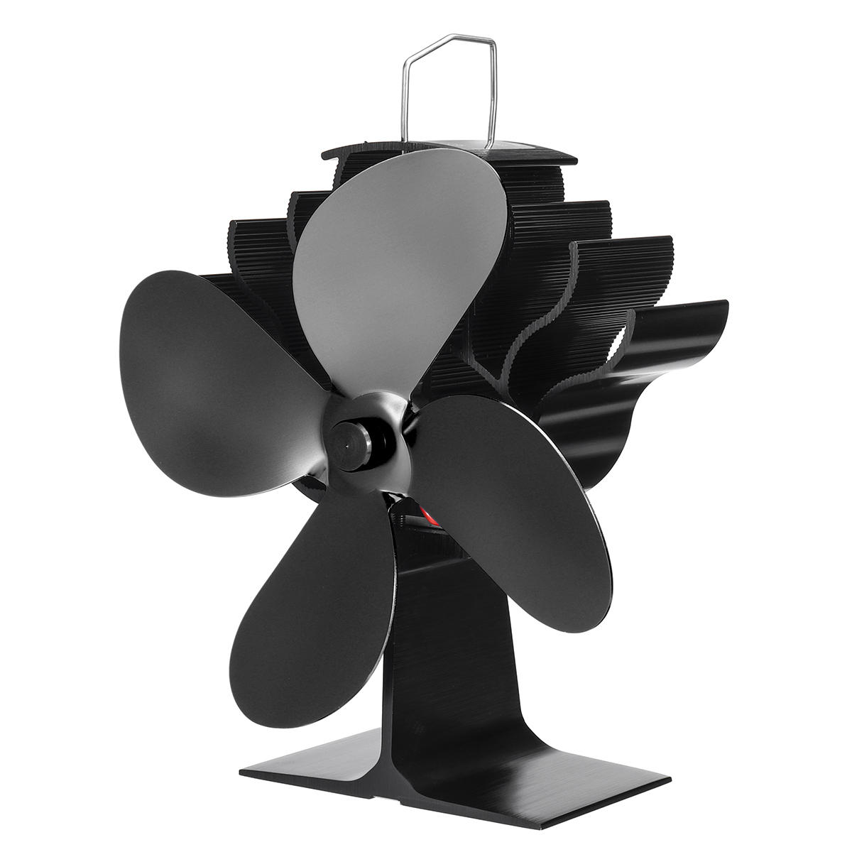 YL901 4 Leaves Eco Heat Powered Wood Stove Fan for Gas/Pellet/Log/Wood Buring Stoves Fireplace Fan