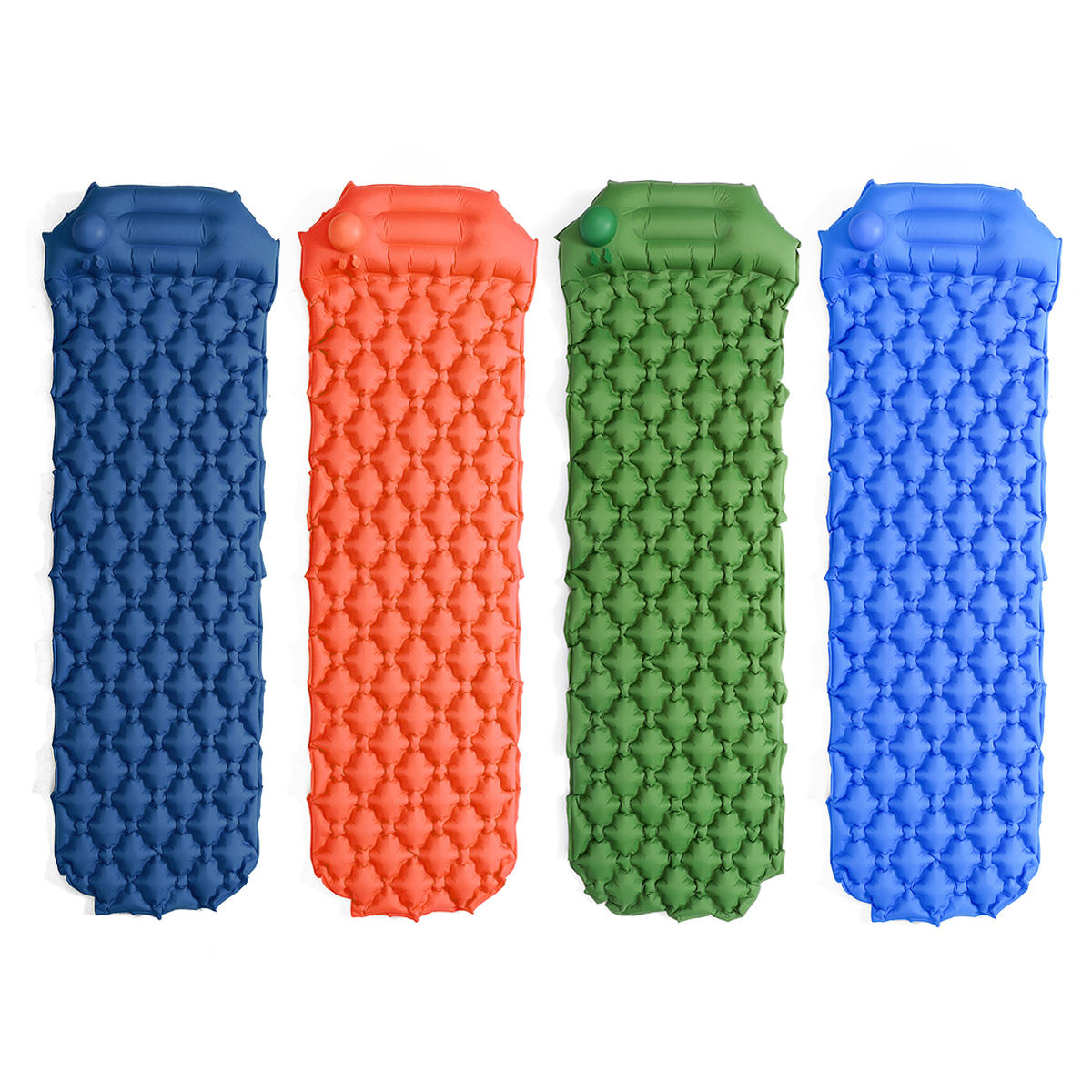 Matelas gonflables pressés portatifs extérieurs d'air de 190x56cm campant la protection simple de tapis de couchage avec l'oreiller