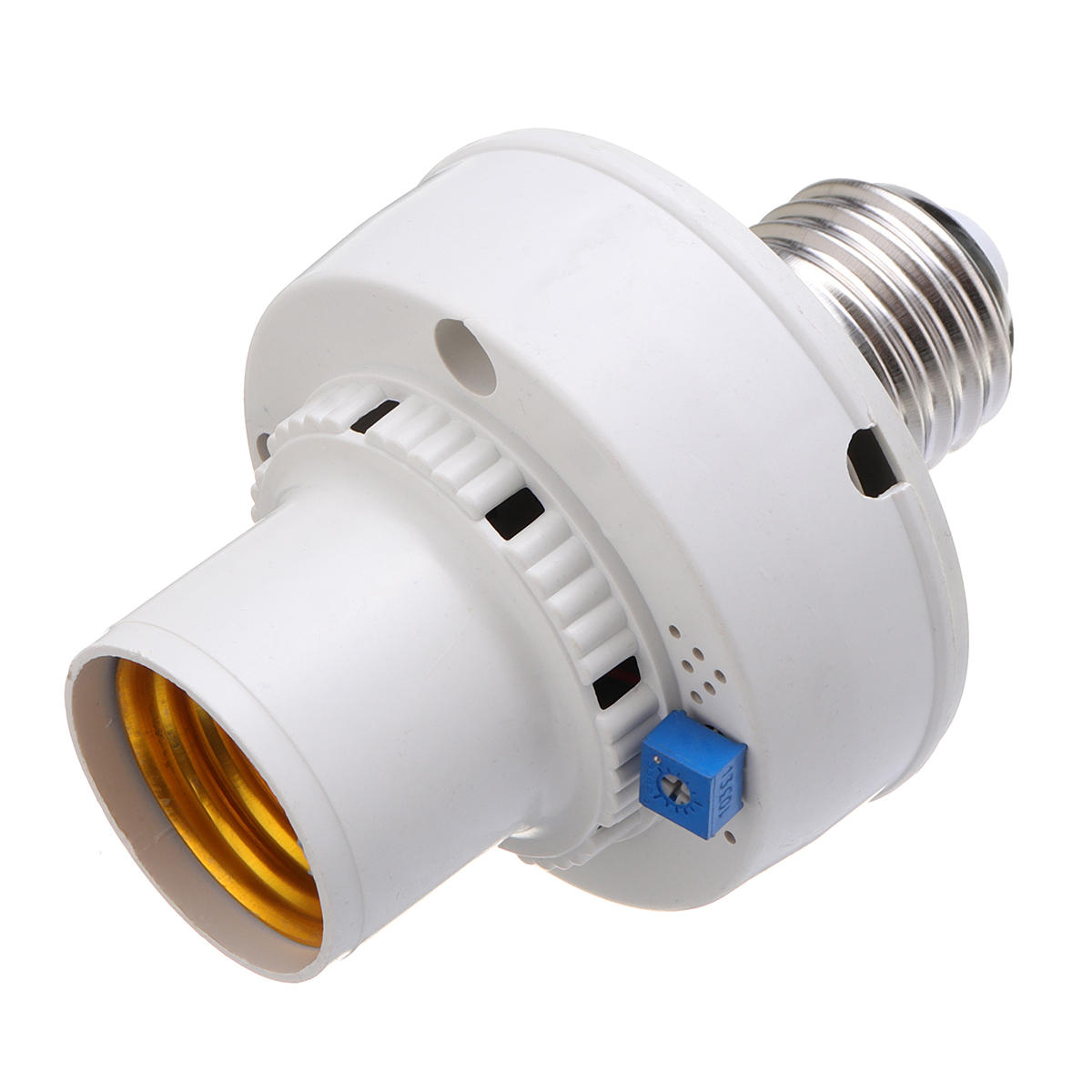 AC220V 100W E27 Sound-controlled Clap Turn On Off Bulb Adapter Light Socket For LED CFL Light