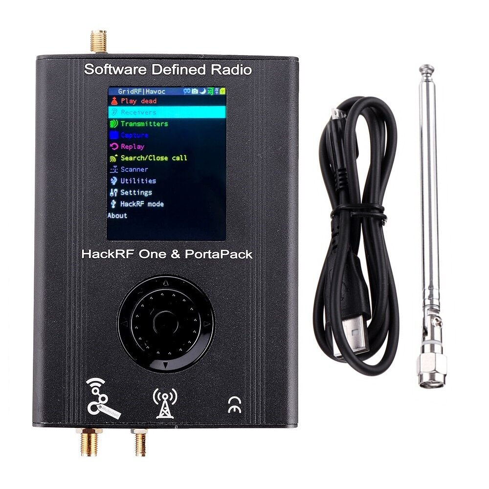Latest Version Portapack Hackrf One 1mhz To 6ghz Sdr Software Defined Radio 0 5ppm Txco Sale Banggood Com