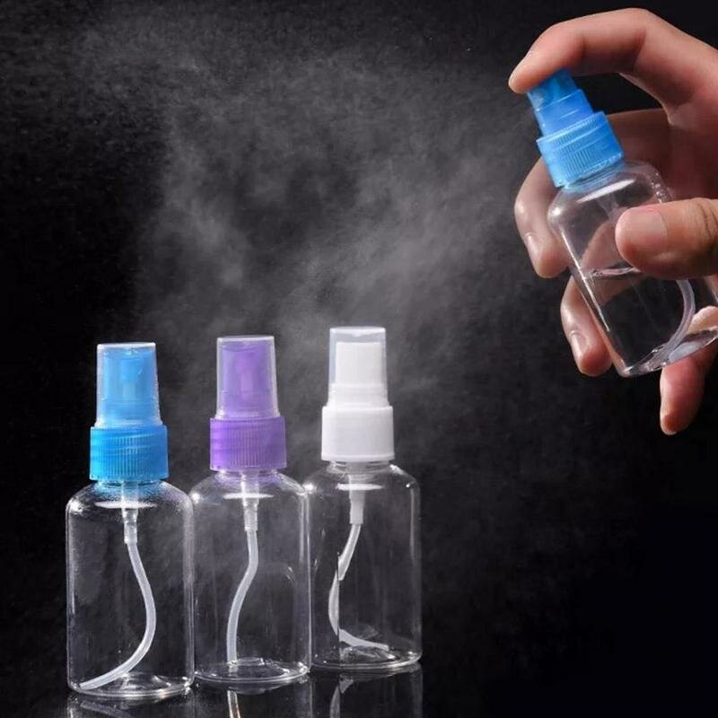 

1pc 30/50/100ml PET Empty Spray Bottle Portable Disinfectant Containers Refillable Essential Oil Pot Cosmetic Atomizer P