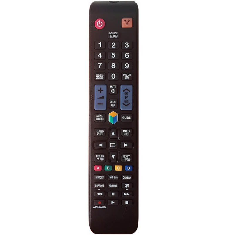 Engelse versie TV-afstandsbediening voor Samsung AA59-00638A 3D Smart TV Hoogwaardig zwart