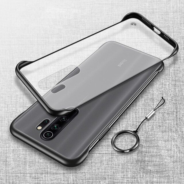 

Bakeey Frameless Ultra Thin Matte with finger ring Hard PC Protective Case for Xiaomi Redmi Note 8 Pro Non-original