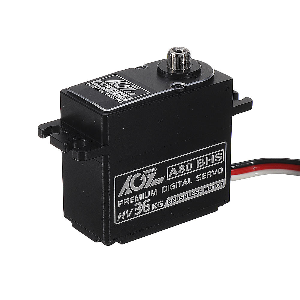

AGF A80BHS 36KG HV Brushless Metal Gear Digital Servo For 450-600 Class Head-locking RC Helicopter RC Car Robot