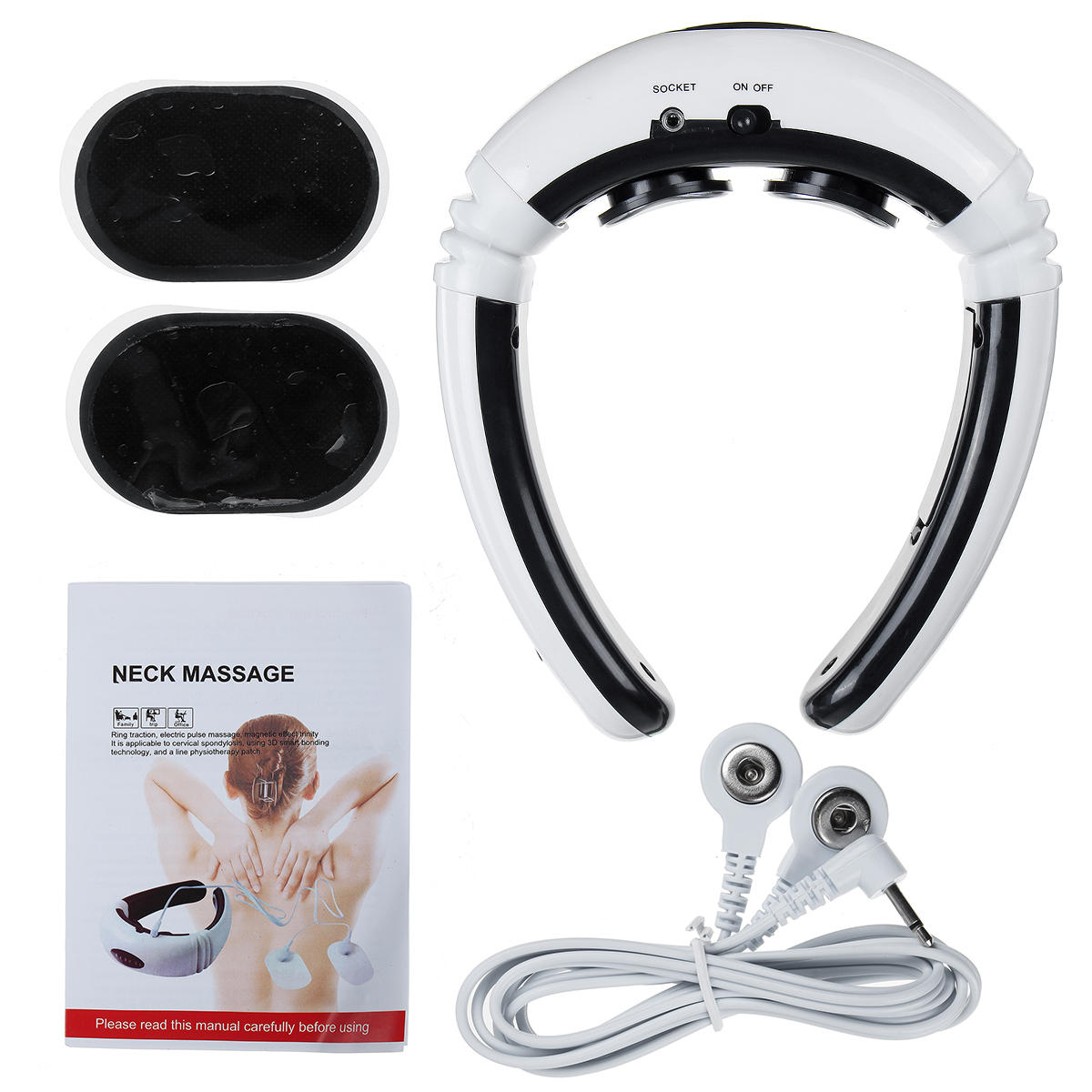 

6 Modes Electric Cervical Neck Massager Body Shoulder Relax Massage Magnetic Therapy Device