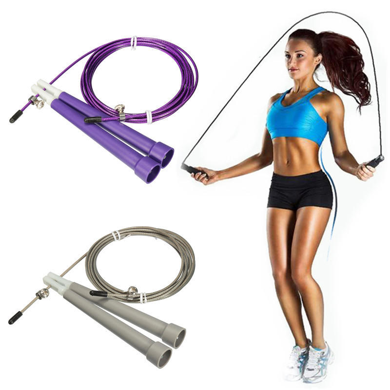 Kabel Staal Snelheid Draad overslaan Verstelbaar touw Springen Fitness Sport Oefening Cardio Touw sp