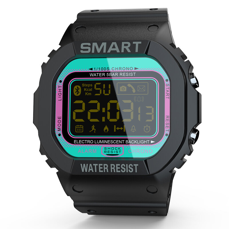 LOKMAT MK22 Waterdichte smartwatch 1.21 anti-verloren sport fitness armband
