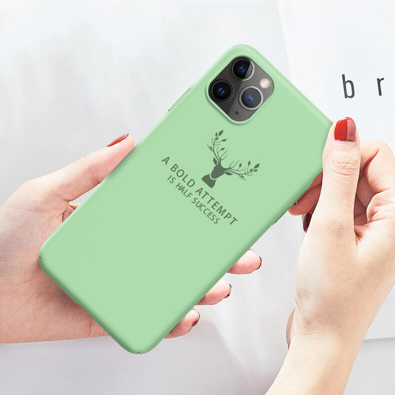 

Bakeey Deer Pattern Shockproof Soft Rubber Liquid Silicone Protective Case for iPhone 11 Pro Max 6.5 inch