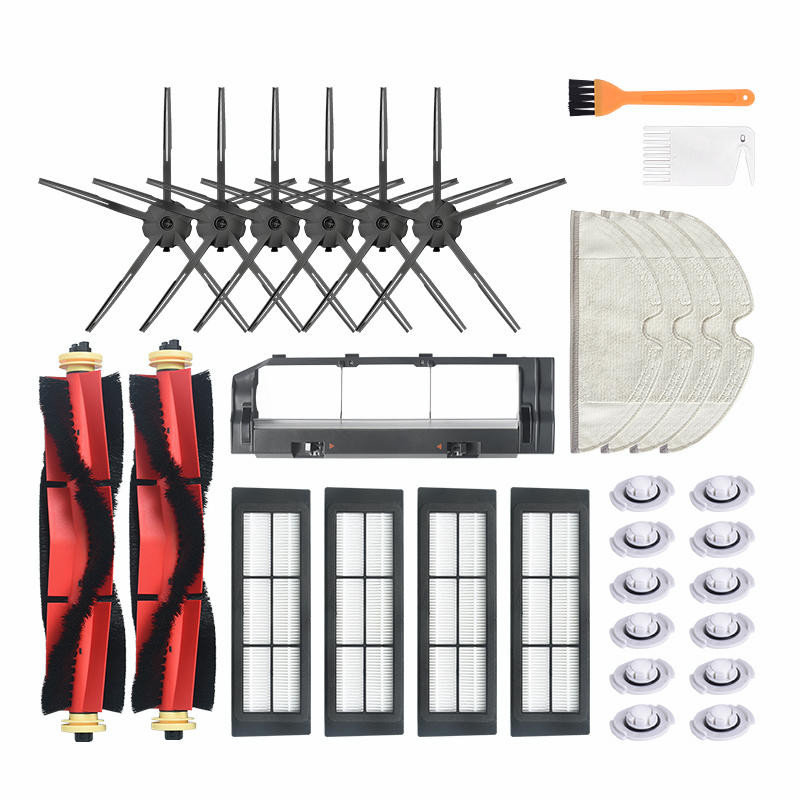 31pcs Replacements for Xiaomi Roborock Xiaowa Vacuum Cleaner Parts Accessories 6*5-arm Side Brushes 