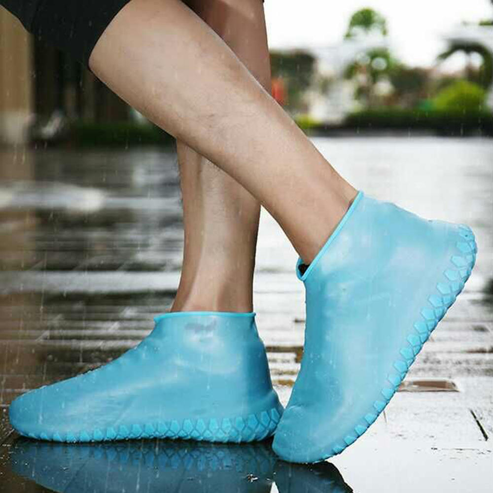 Reusable Shoe Covers Dustproof Rain Step In Shoe Waterproof Silicone Shoe Covers 