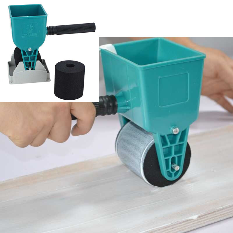 3/6 inch draagbare handheld houtbewerking lijm applicator roller handmatige lijm voor timmerman