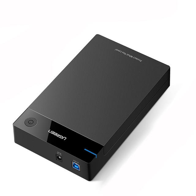 Ugreen 3.5 ” 2.5 ” SATA to USB 3.0アダプター外付けハードドライブエンクロージャーHDDケースSSD用ハードディスクリーダーHDD HDDボックスケース