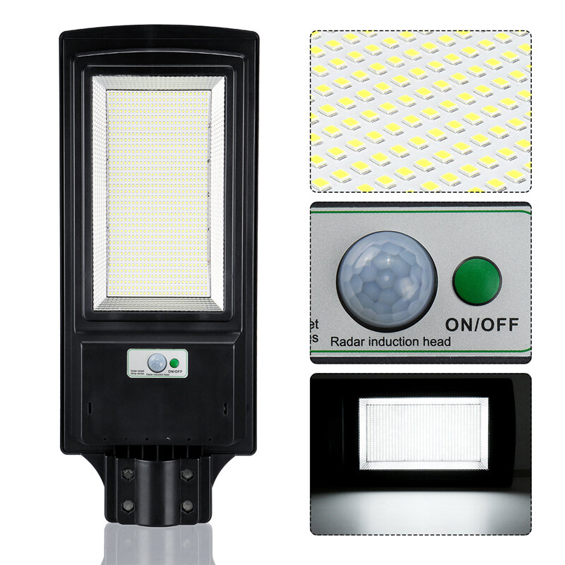 3500W 462/936 LED Solar Street Light PIR Motion Sensor Outdoor Wall Lamp+Remote, Banggood  - buy with discount