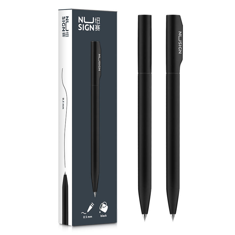 Nusign NS552 1 Pc Rotary Gel Pen 0.5mm Writing Pen Office School Student Stationery Black Ink from XM