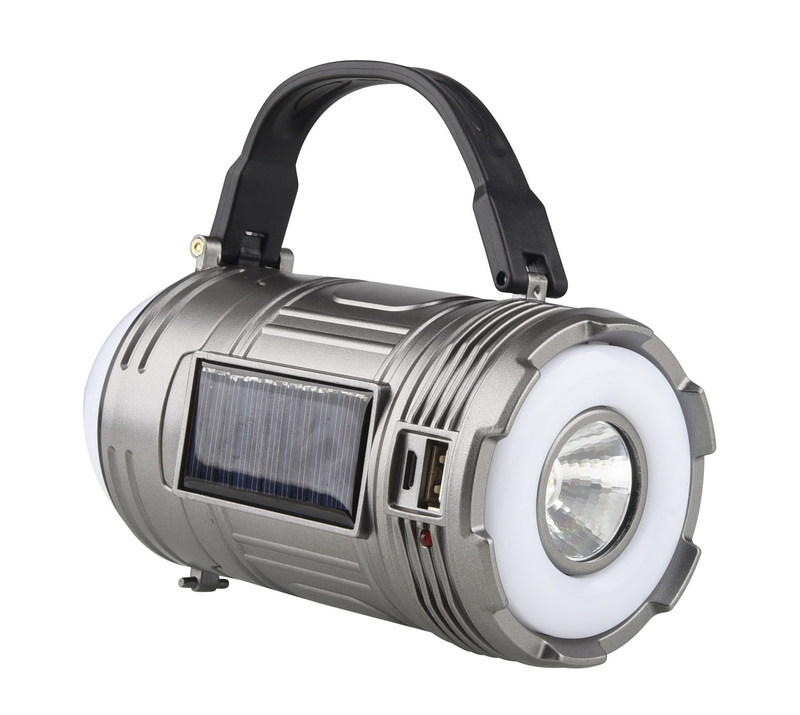 IPRee® 200LM LED USB التخييم الشمسية ضوء 4 طرق مصباح يدوي مصباح الطوارئ في الهواء الطلق