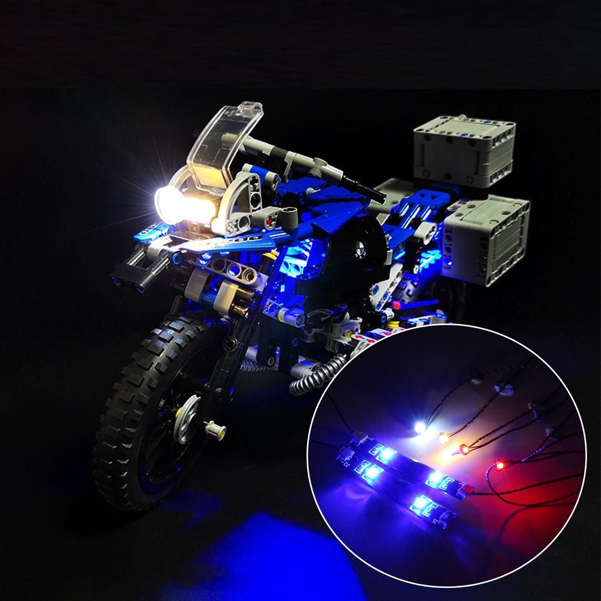 DIY LED-lichtverlichtingsset ALLEEN voor LEGO 42063 voor BMW R 1200 GS Adventure Technic