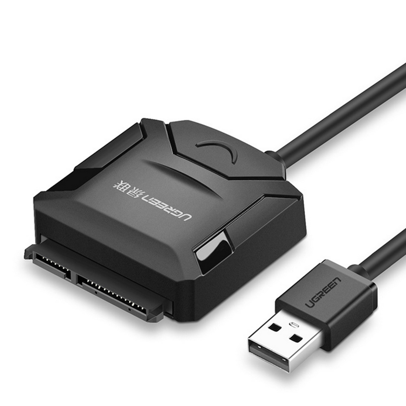 

UGreen USB 2.0 / 3.0 к SATA Корпуса жестких дисков 2.5 3,5-дюймовый жесткий диск SSD Жесткий диск Конвертер Кабель Подде