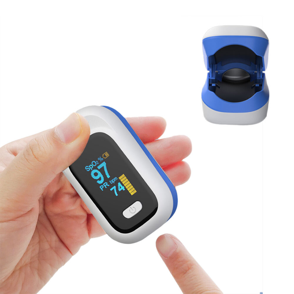 BOXYM YK－80X Mini OLED Finger－Clamp Pulse Oximeter Home Heathy Blood Oxygen Saturation Monitor