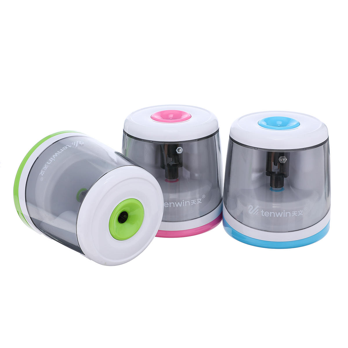 Electric Automatic Pencil Sharpener Candy Color Cute Use Battery Pencil Sharpener Kids Student Children Home Office Scho