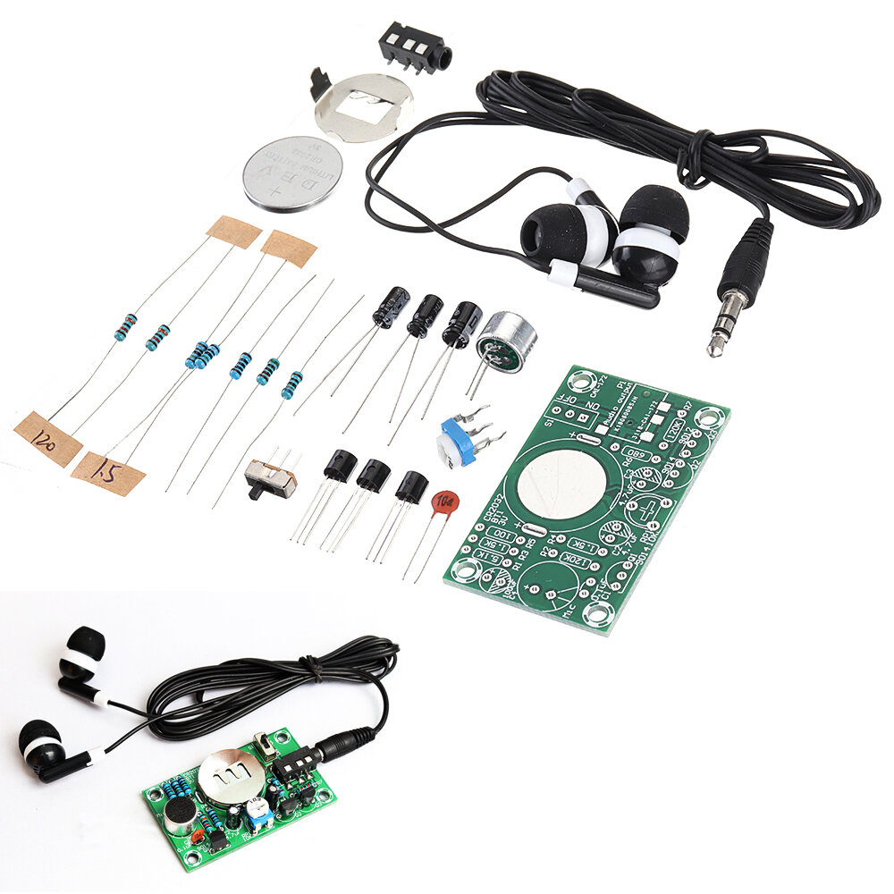 DIY Electronic Kit Set Hearing Aid Audio Amplification Amplifier Practice Teaching Competition Electronic DIY Interest M