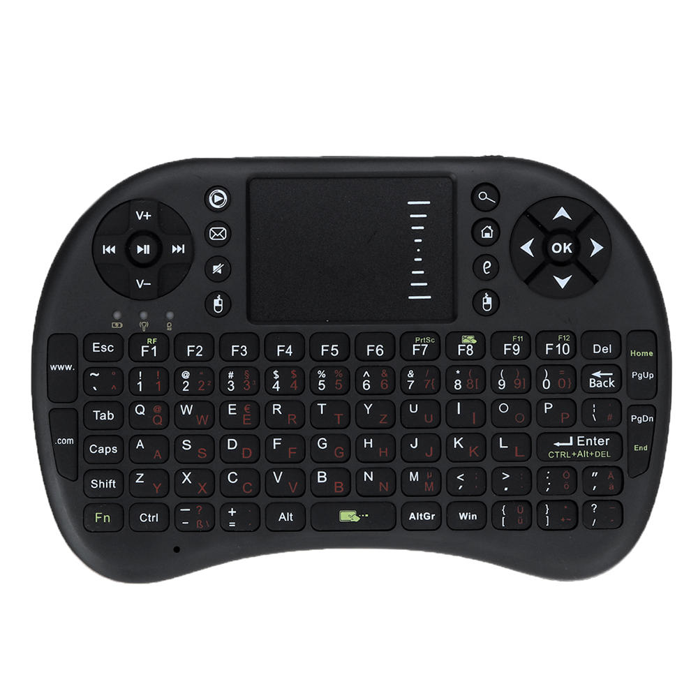 

UKB-500-RF 2.4G Wireless German English Layout Mini Keyboard Touchpad Air Mouse Airmouse for TV Box Mini PC