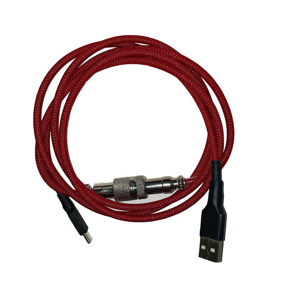 Mechanisch toetsenbord Metropolis-kabelconnector Mechables Pulse V3 Op maat gecoate spoel Type-C USB