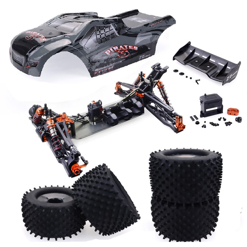 best price,zd,racing,9021,v3,1-8,4wd,brushless,rc,car,kit,without,electronic,parts,coupon,price,discount