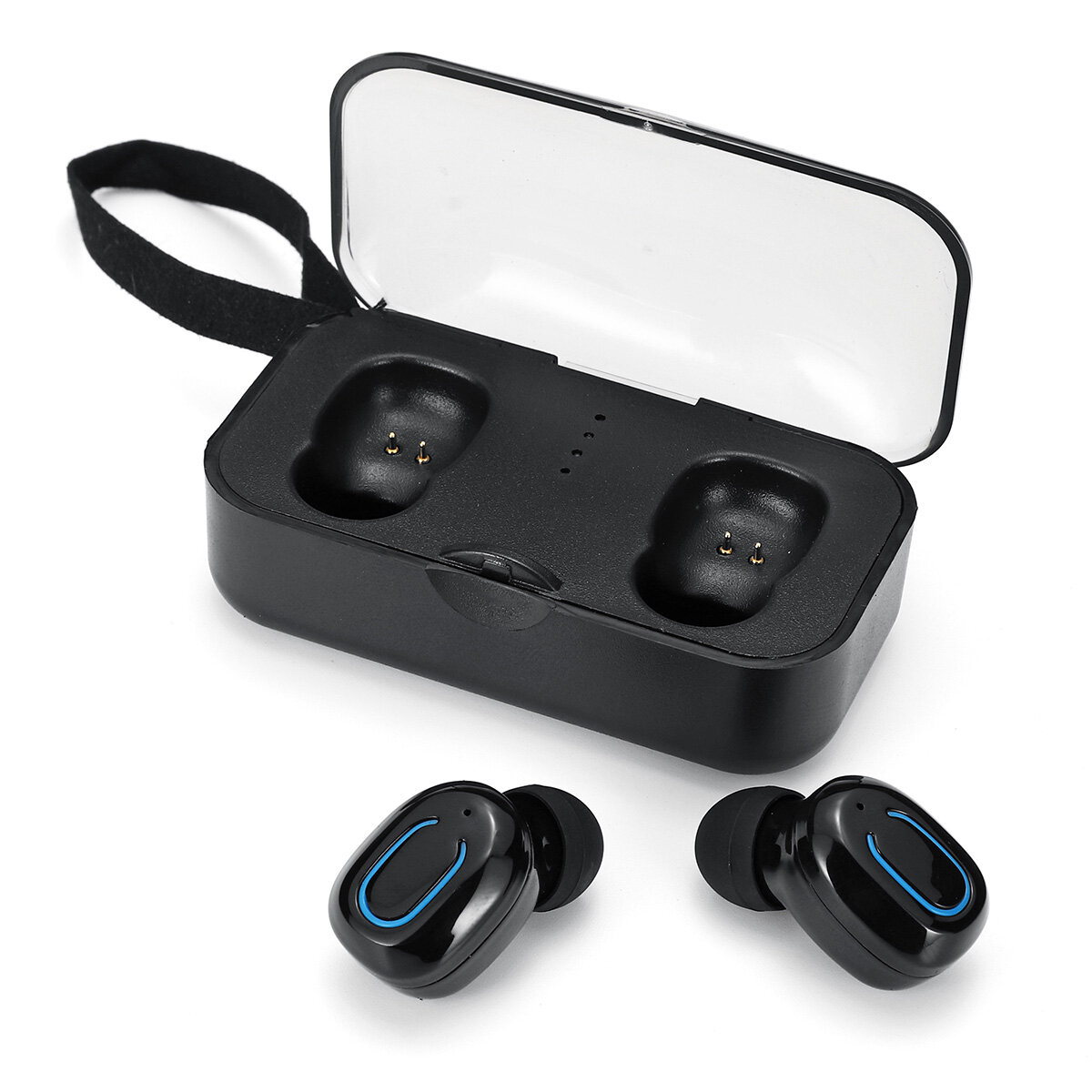 T18S TWS Wireless Earbuds bluetooth 5.0 Earphone Mini Portable Stereo Headphone with Mic for iPhone 