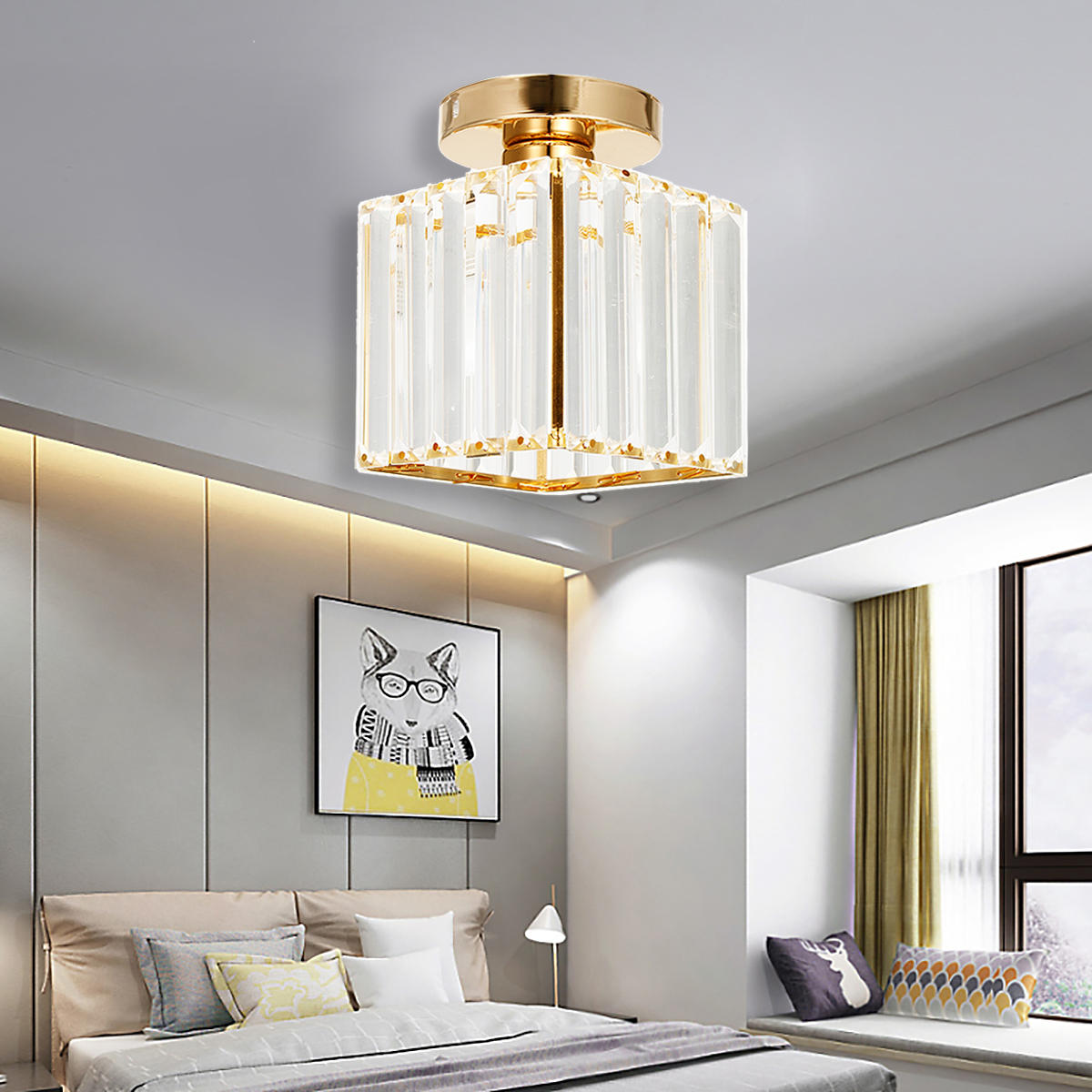 E27 Moderne hanglamp Plafondlamp Hal Slaapkamer Thuis Bararmatuur Decor