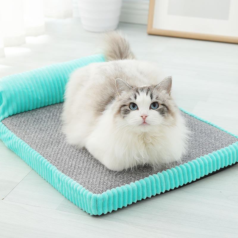 

Memory Cotton Cat Bed Pet Mat Removable And Washable Kennel MediumLarge Dog Cat Bed Dog Nest