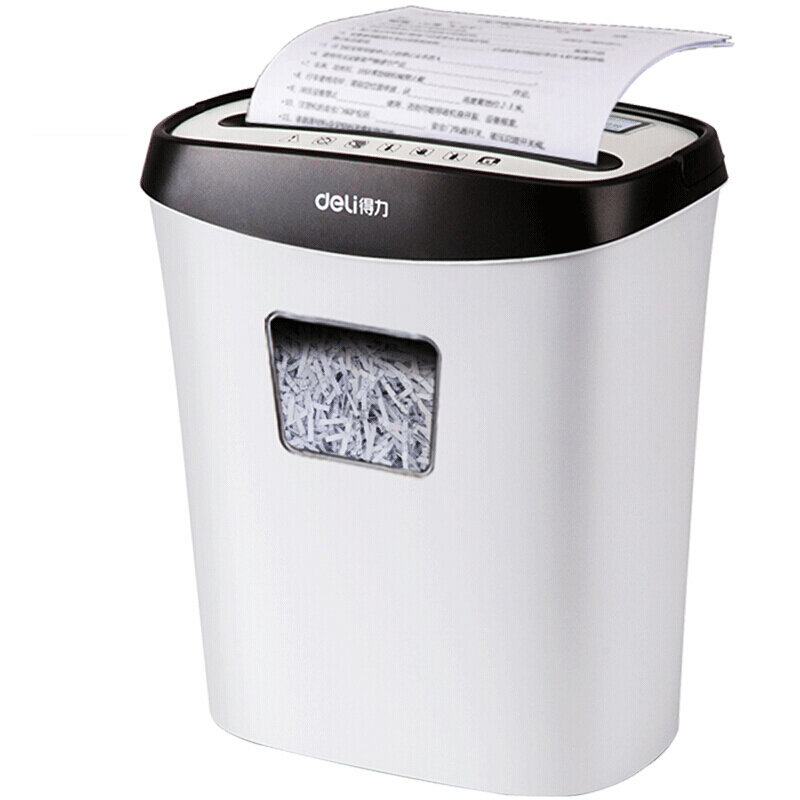 Deli 9928 Mini Electric Paper Shredder 15L Office Household Use High Power Electric File Cutting Shredding Machine Offic