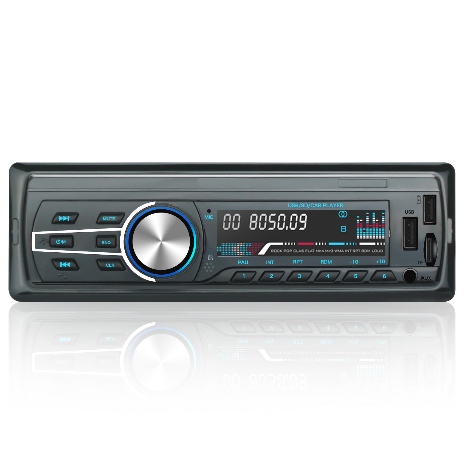 Universal Car 1Din Stereo Radio Receiver Auto MP3 Player Support bluetooth Hands-free FM With USB SD