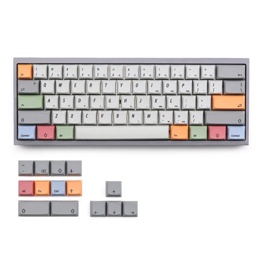 

KBDfans 75 клавиш Colorful Набор клавишных колпачков Профиль XDA PBT Сублимационные колпачки для клавиатур Механический
