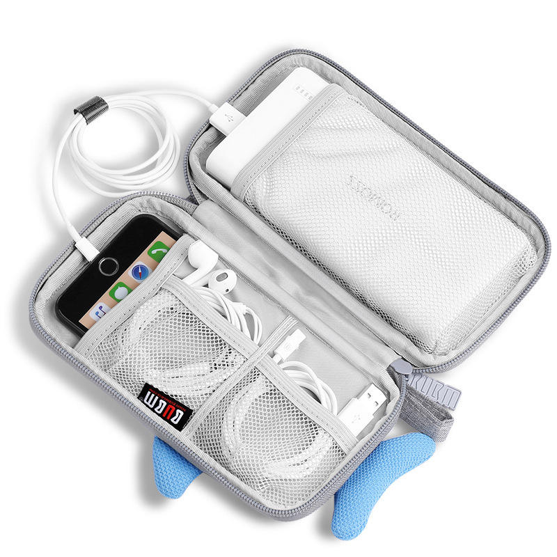 BUBM Multi-functional Digital Storage Bag Waterproof Power Bank Headphone Protable Organizer Handbag