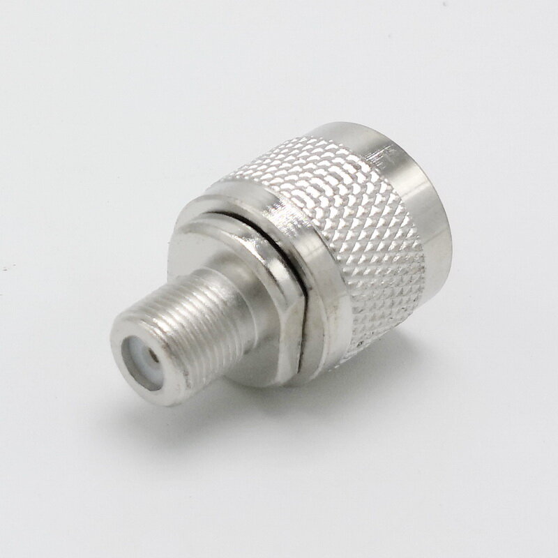 N-Type to F Connector N Male Plug to F Female Jack RF Coaxial Adapter Connector for Satellite Receiv