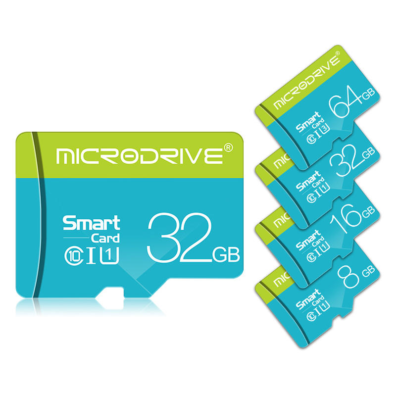 

Microdrive 8GB 16GB 32GB 64GB 128GB C10 Class 10 High Speed TF Memory Card With Card Adapter For Smart Phone Redmi Note