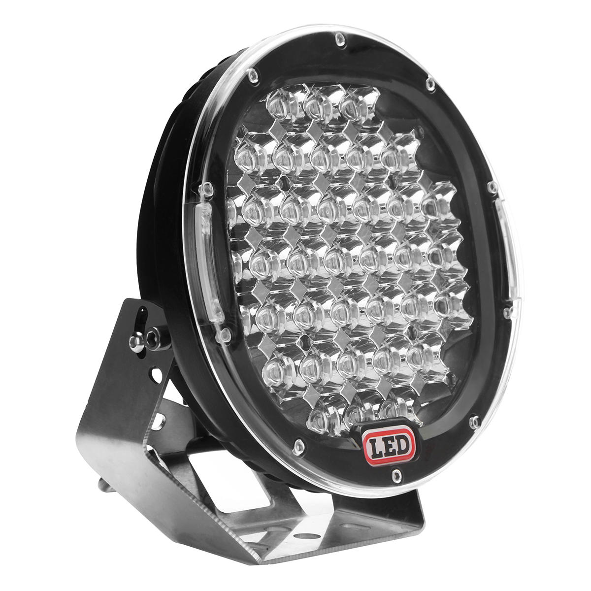 185W Spot LED Work Light Driving Fog 9" Headlight Offroad Fit For SUV Jeep