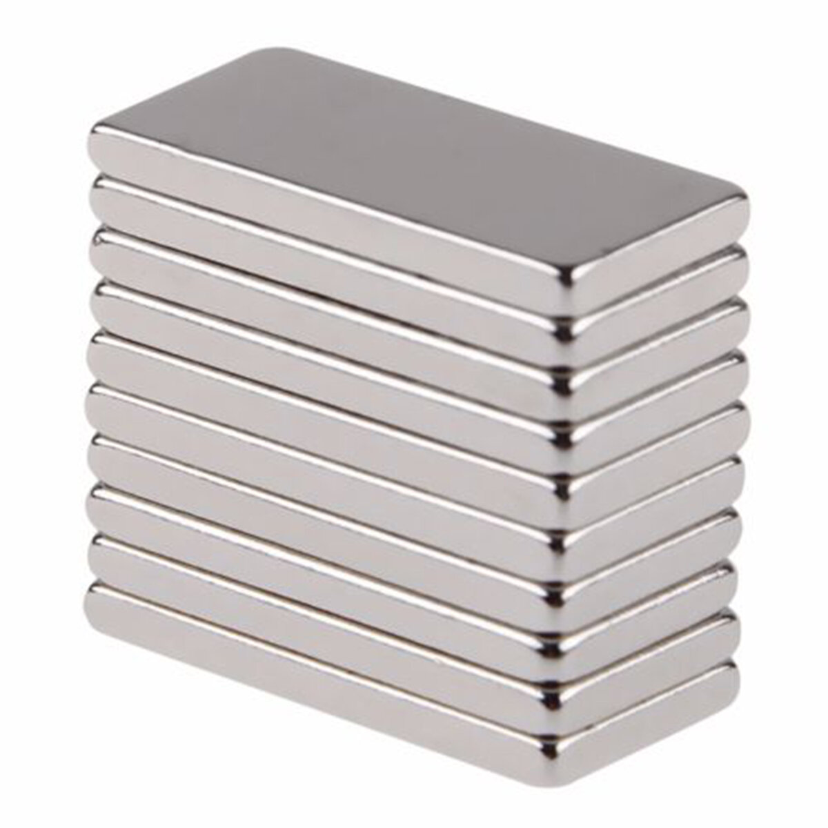 

10pcs N50 20x10x2mm Block Neodymium Magnet Oblong Super Strong Rare Earth Magnets